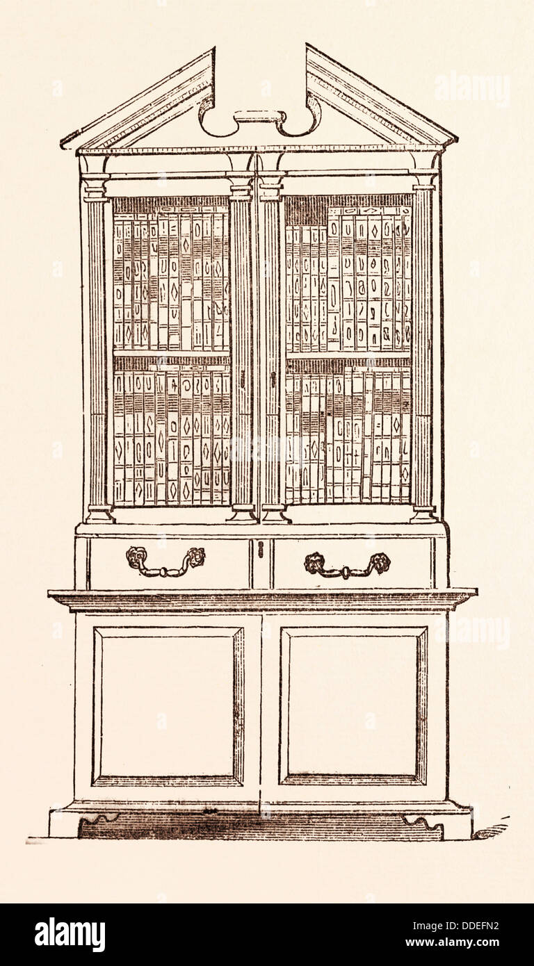 Bibliothèque G.F. HANDEL. Georg Friedrich Haendel, 1685 1759 a été un compositeur baroque britannique, célèbre pour ses opéras Banque D'Images