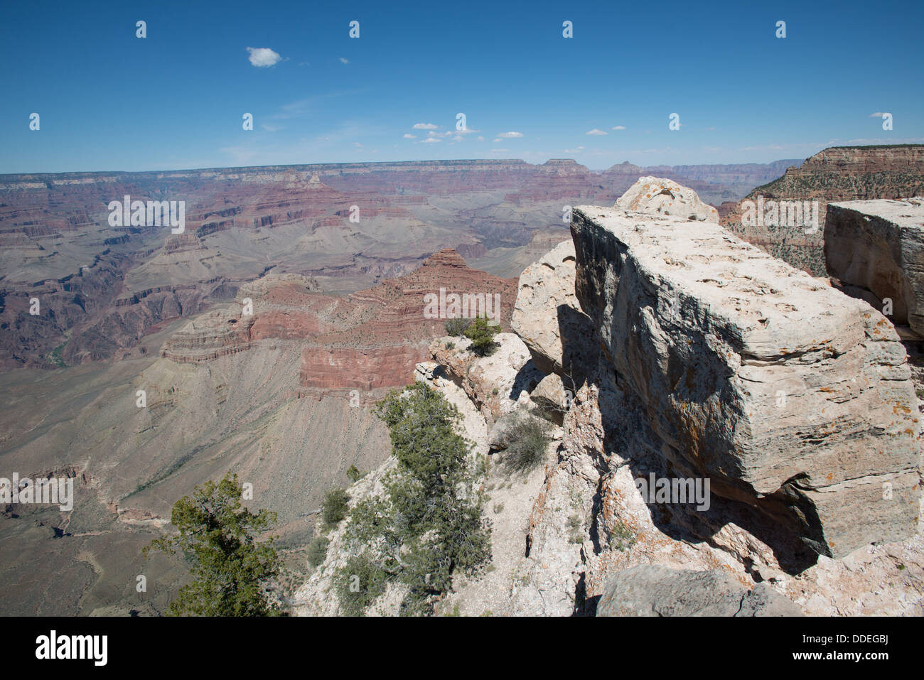 Falaise de roche au Grand Canyon Banque D'Images