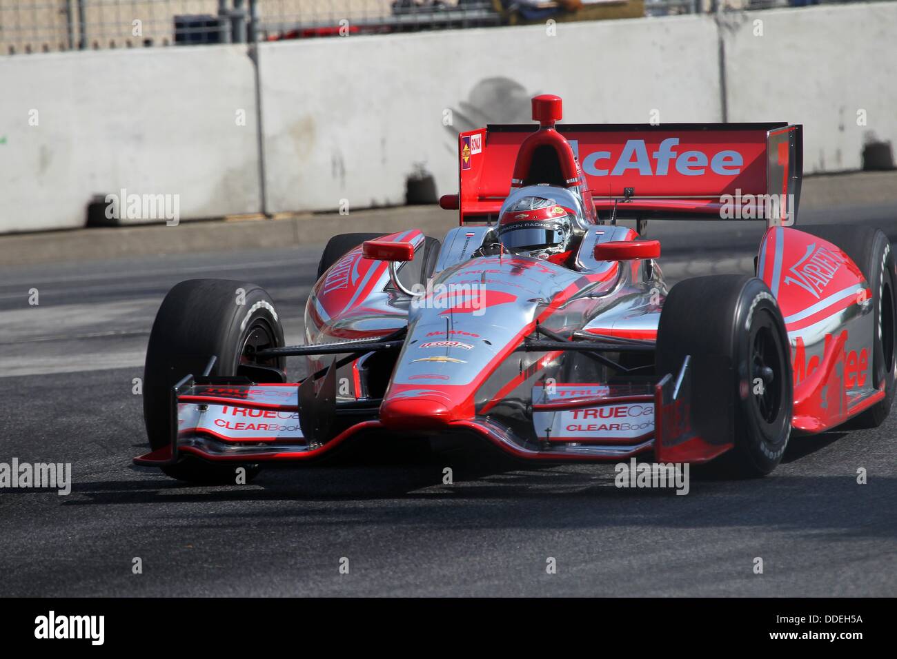 Baltimore, Maryland, USA. Du 1er septembre 2013. F1, Grand Prix de Baltimore, Baltimore, MD, le 30 août au 1er septembre 2013, Sébastien Bourdais, Dragon Racing © Ron Bijlsma/ZUMAPRESS.com/Alamy Live News Banque D'Images