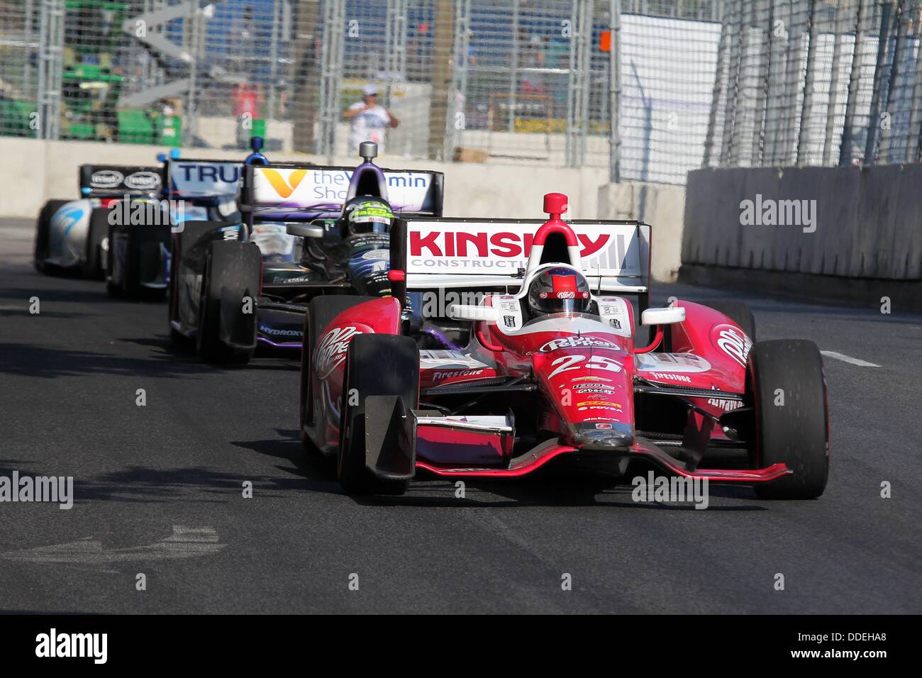 Baltimore, Maryland, USA. Du 1er septembre 2013. F1, Grand Prix de Baltimore, Baltimore, MD, le 30 août au 1er septembre 2013, Marco Andretti, Andretti Autosport © Ron Bijlsma/ZUMAPRESS.com/Alamy Live News Banque D'Images