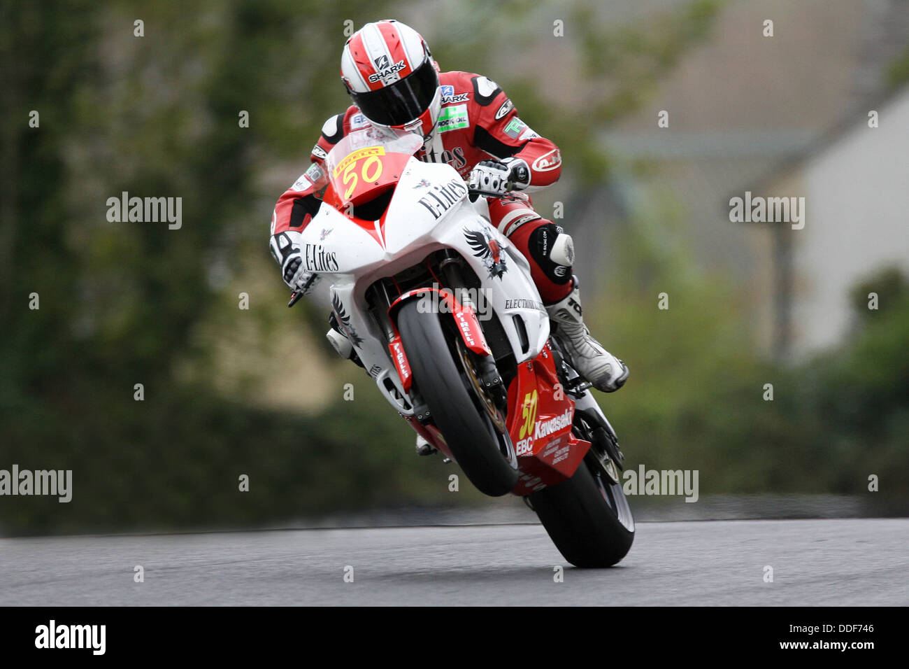 Tim Hastings, Kawasaki, Oulton Park, 2013 British Superbike Championship Banque D'Images