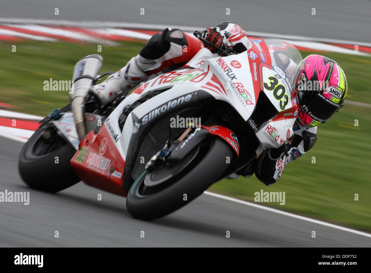 Keith Farmer, Kawasaki, Oulton Park, 2013 British Superbike Championship Banque D'Images