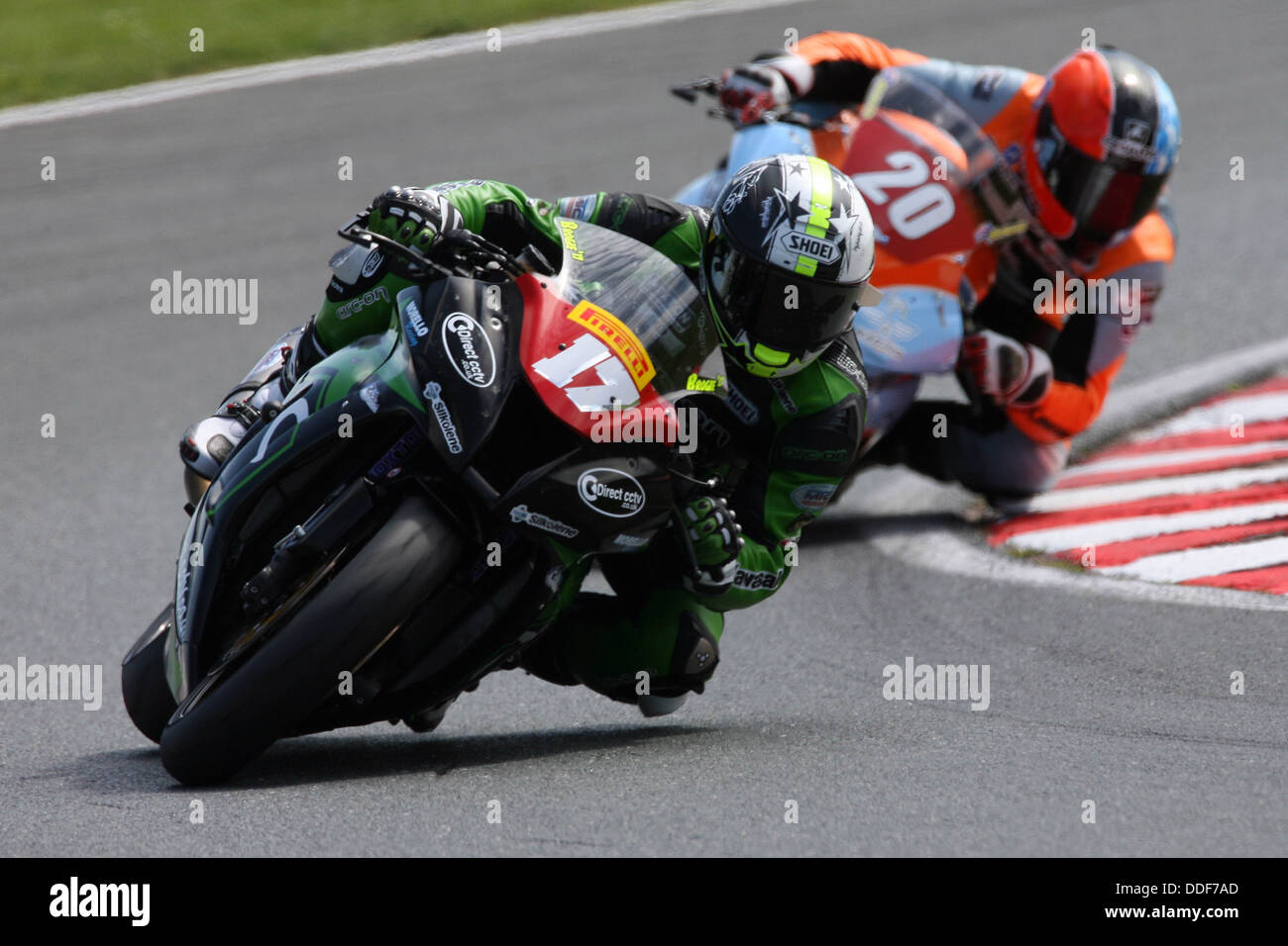 Steve Brogan, Kawasaki, Oulton Park, 2013 British Superbike Championship Banque D'Images