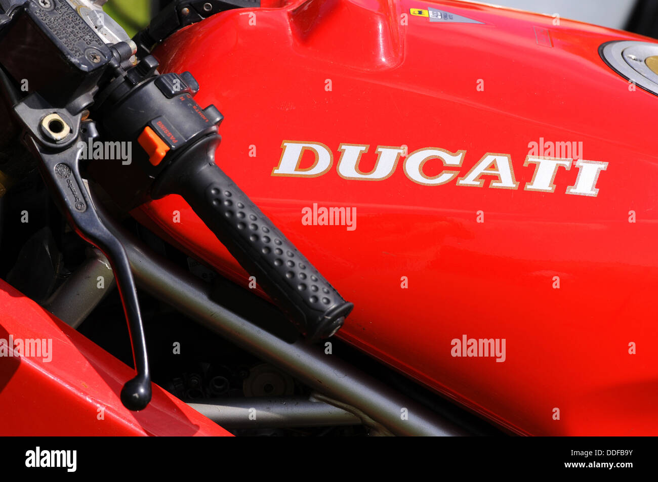 Moto Ducati Banque D'Images