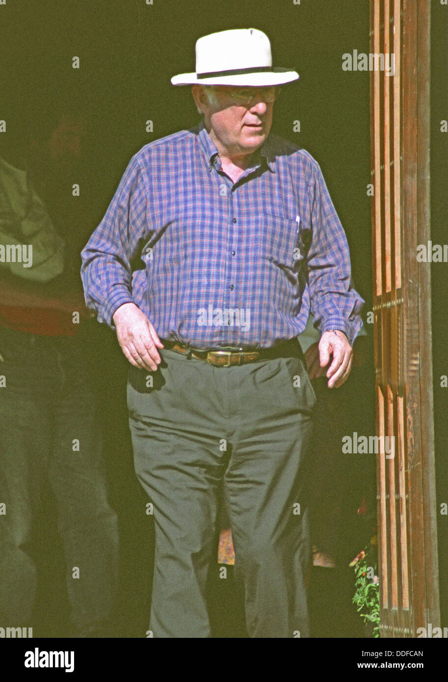 Justin Seamus Heaney, poète irlandais de l'ARIM, dramaturge, traducteur, conférencier, le bénéficiaire de la Prix Nobel de littérature 1995 Banque D'Images