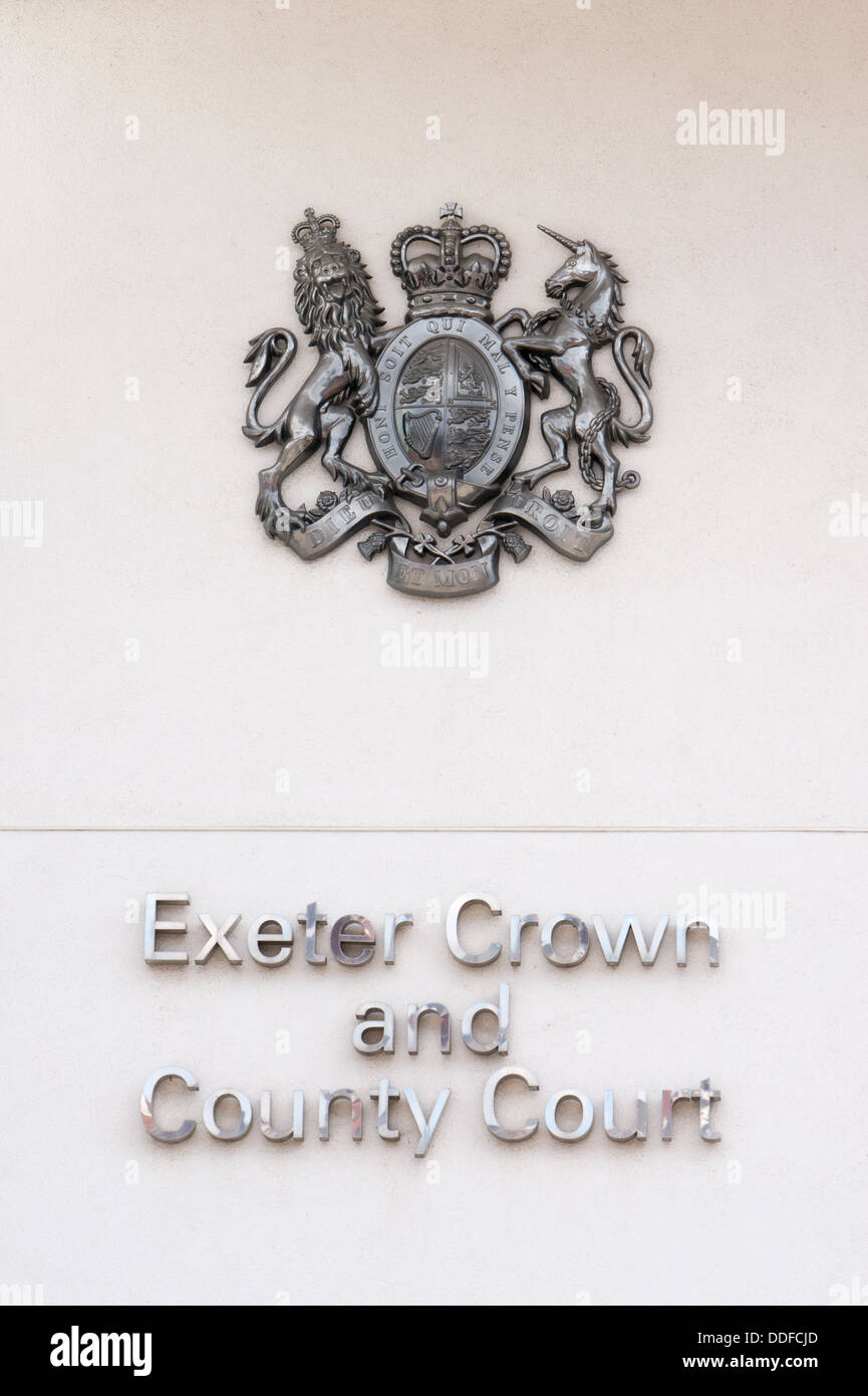Exeter coat of arms Banque de photographies et d’images à haute ...