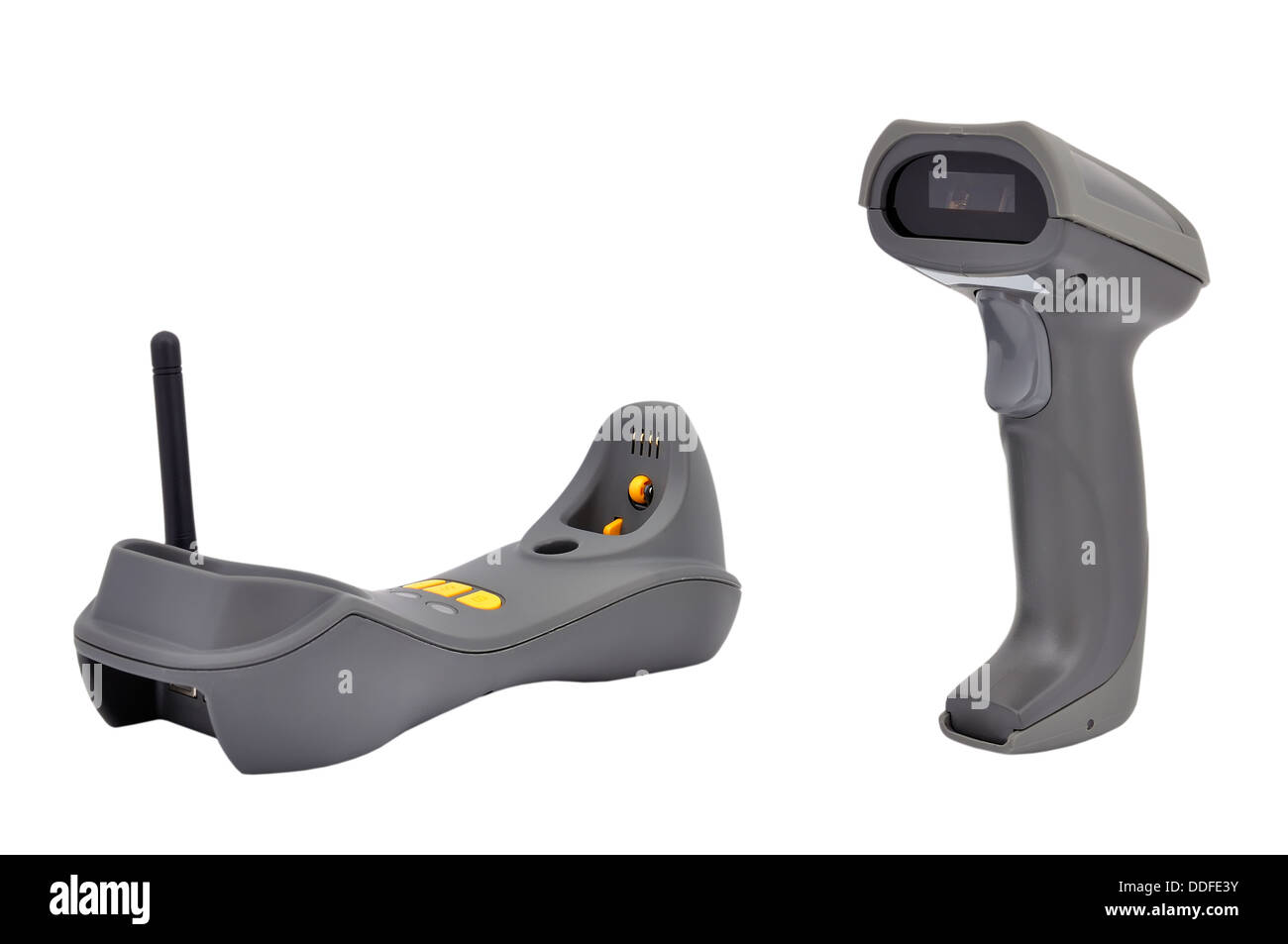 Lecteur de code-barres sans fil Banque D'Images