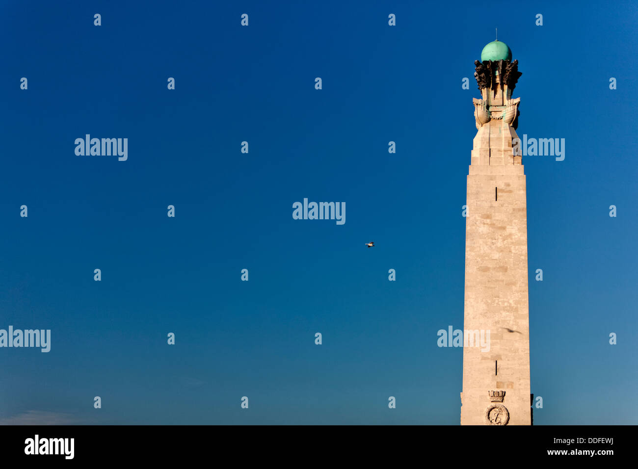 Plymouth Hoe, Monument aux Morts Banque D'Images