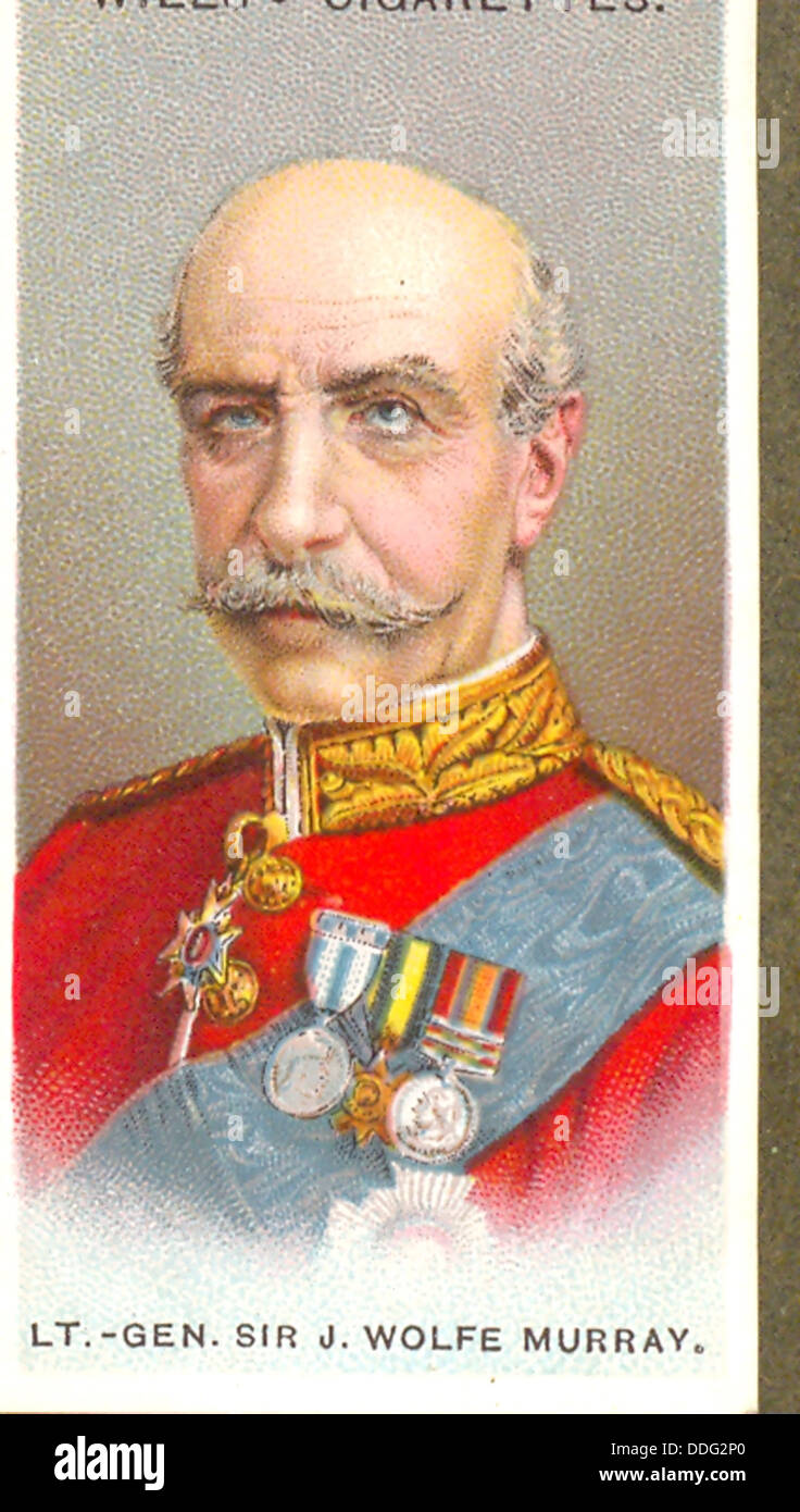 Portrait de la Première Guerre mondiale, le lieutenant général Sir J Wolfe Murray KCB Banque D'Images