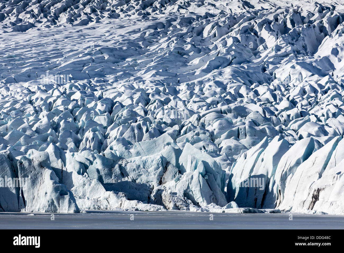 Glacier de Vatnajokull Fjallsjokull, calotte de glace, l'Islande Banque D'Images Glacier de Vatnajokull Fjallsjokull, calotte de glace, l'Islande Banque D'Images