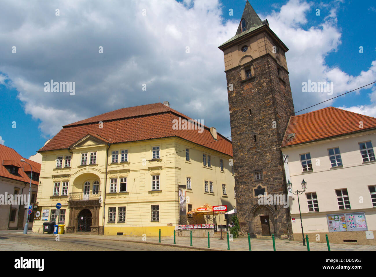 Vodarenska Vnitrni vez le château d'eau de Prague, la vieille ville de Plzen République Tchèque Europe Banque D'Images