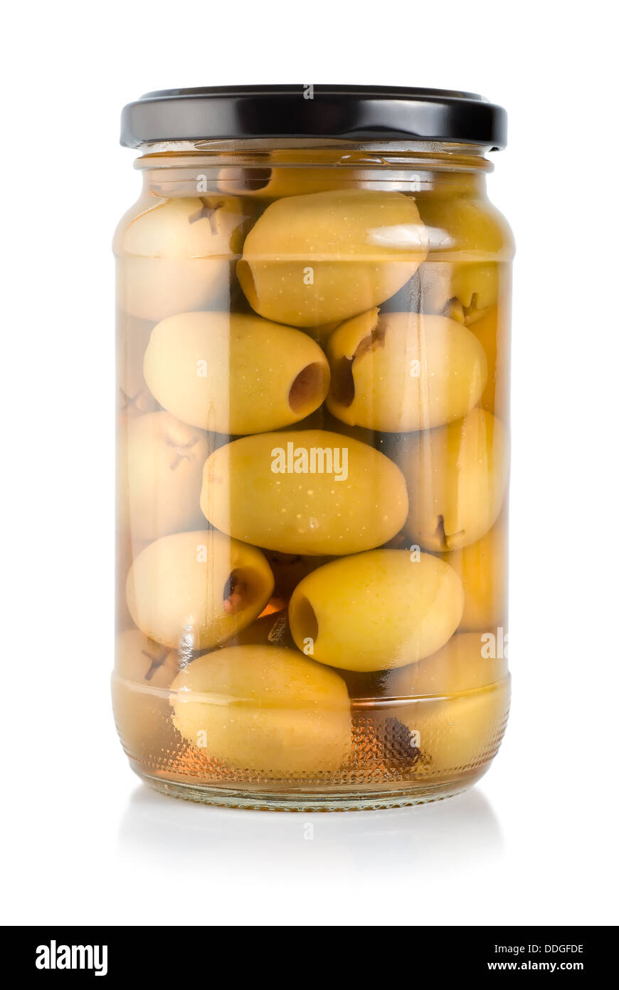 Olives en conserve Banque D'Images