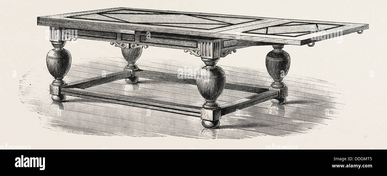 Une table à dessin. Dix-septième siècle Banque D'Images