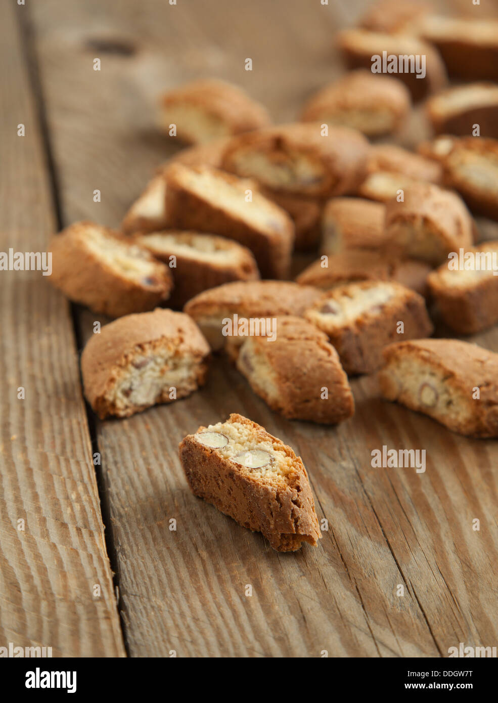 Biscotti aux amandes Banque D'Images