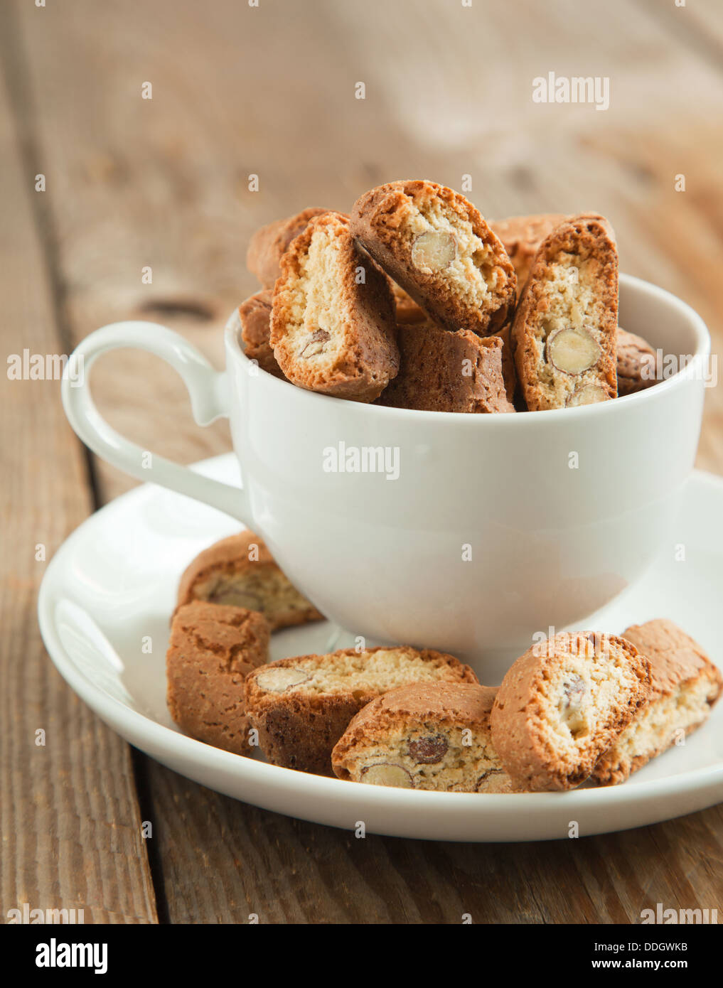 Biscotti aux amandes Banque D'Images