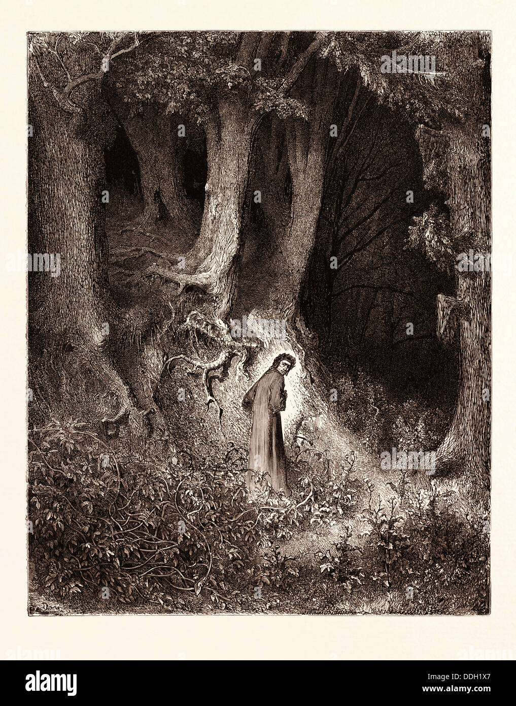 Trois bois gravés de Gustave Doré