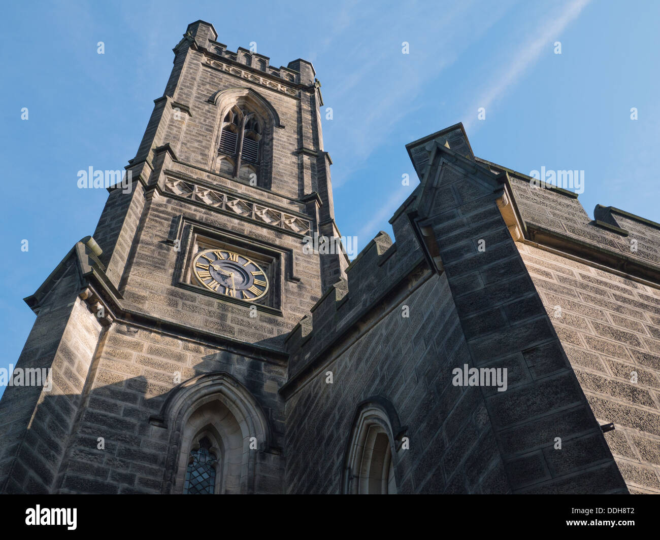 St Peters Church à Belper, Derbyshire, Royaume-Uni. Banque D'Images