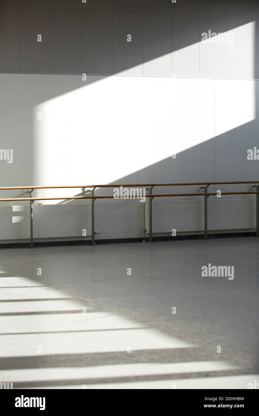 Abstract archiectural studio de danse de l'intérieur Banque D'Images