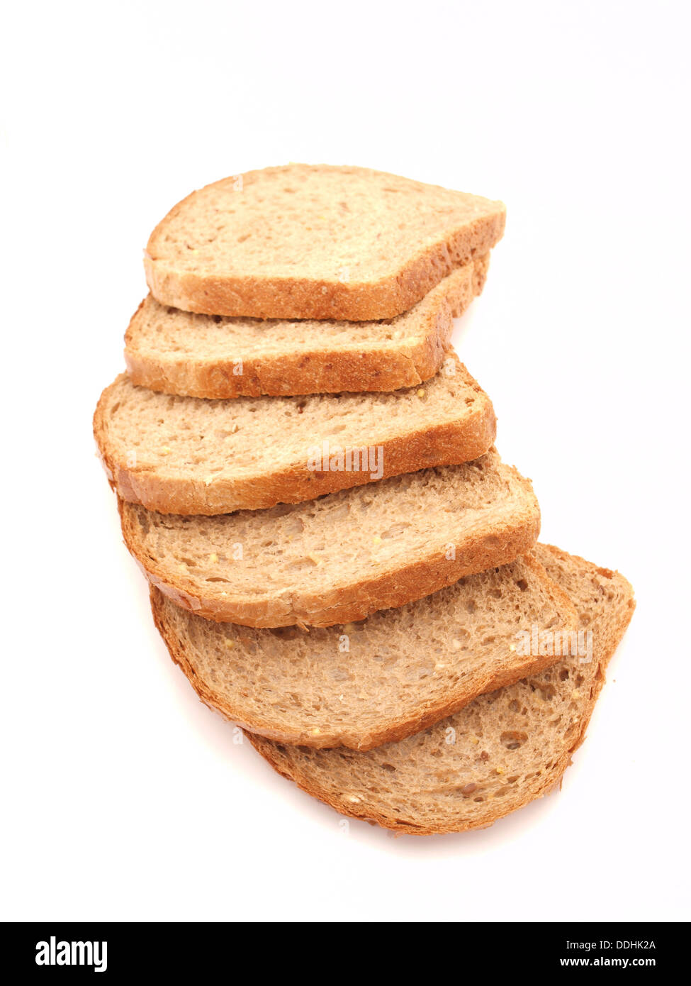 Du pain sur un fond blanc Banque D'Images Du pain sur un fond blanc Banque D'Images