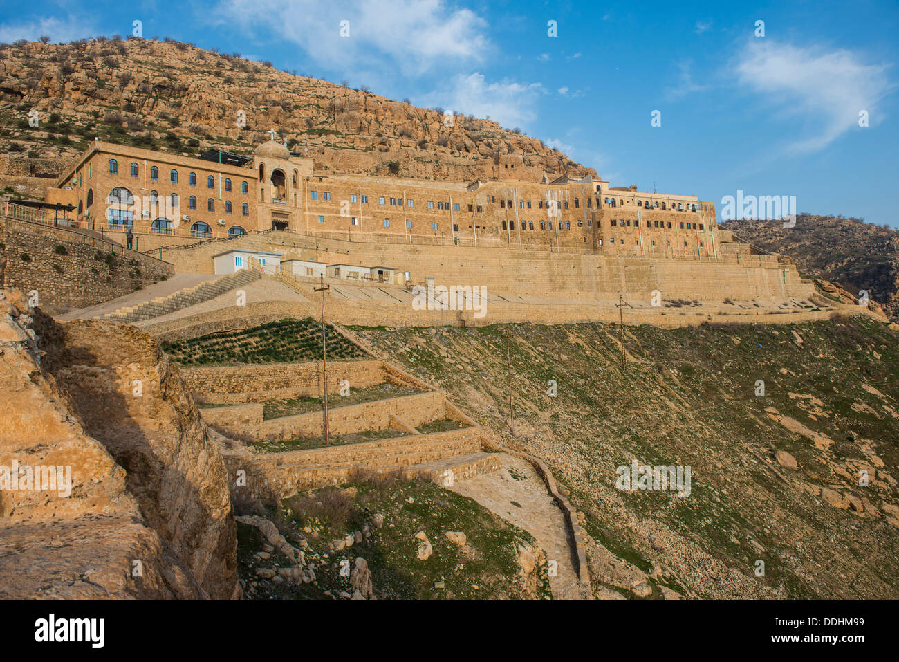 Monastère orthodoxe syrienne Mar Mattai, le monastère de Saint Matthieu Banque D'Images