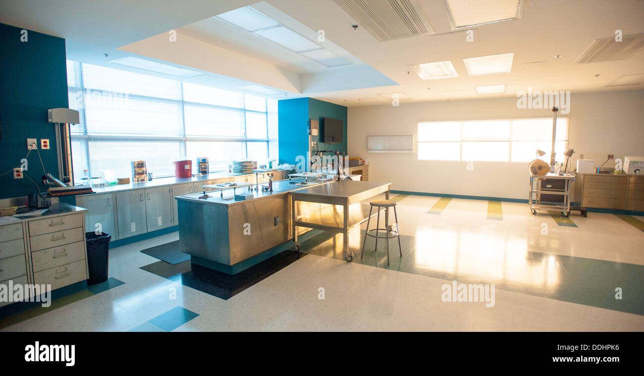 Laboratoire d'autopsie à l'État Bureau des examinateurs médicaux - Morgue Banque D'Images