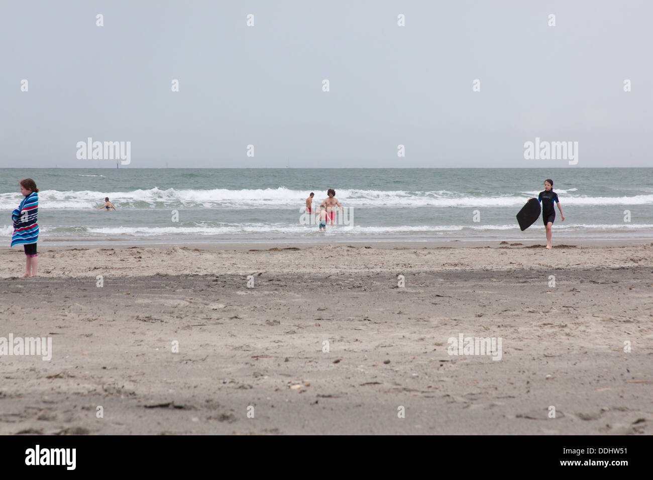 West Wittering Beach, West Sussex, Angleterre, Royaume-Uni. Banque D'Images
