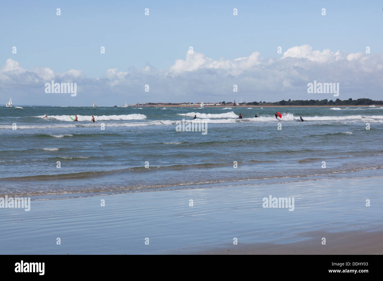 West Wittering Beach, West Sussex, Angleterre, Royaume-Uni. Banque D'Images