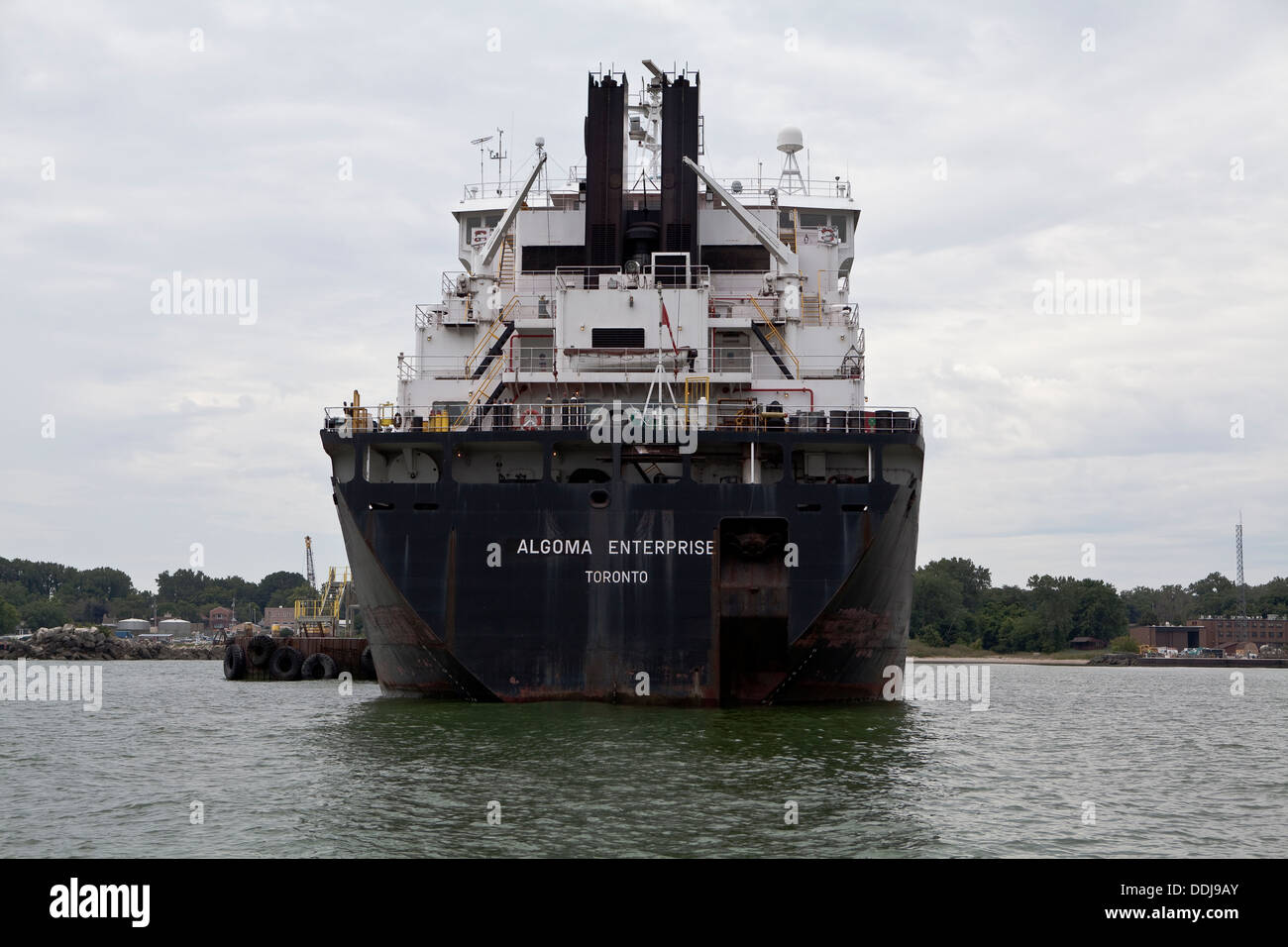 Enterprise Algoma vraquier navire est accosté à Sandusky en Ohio Banque D'Images