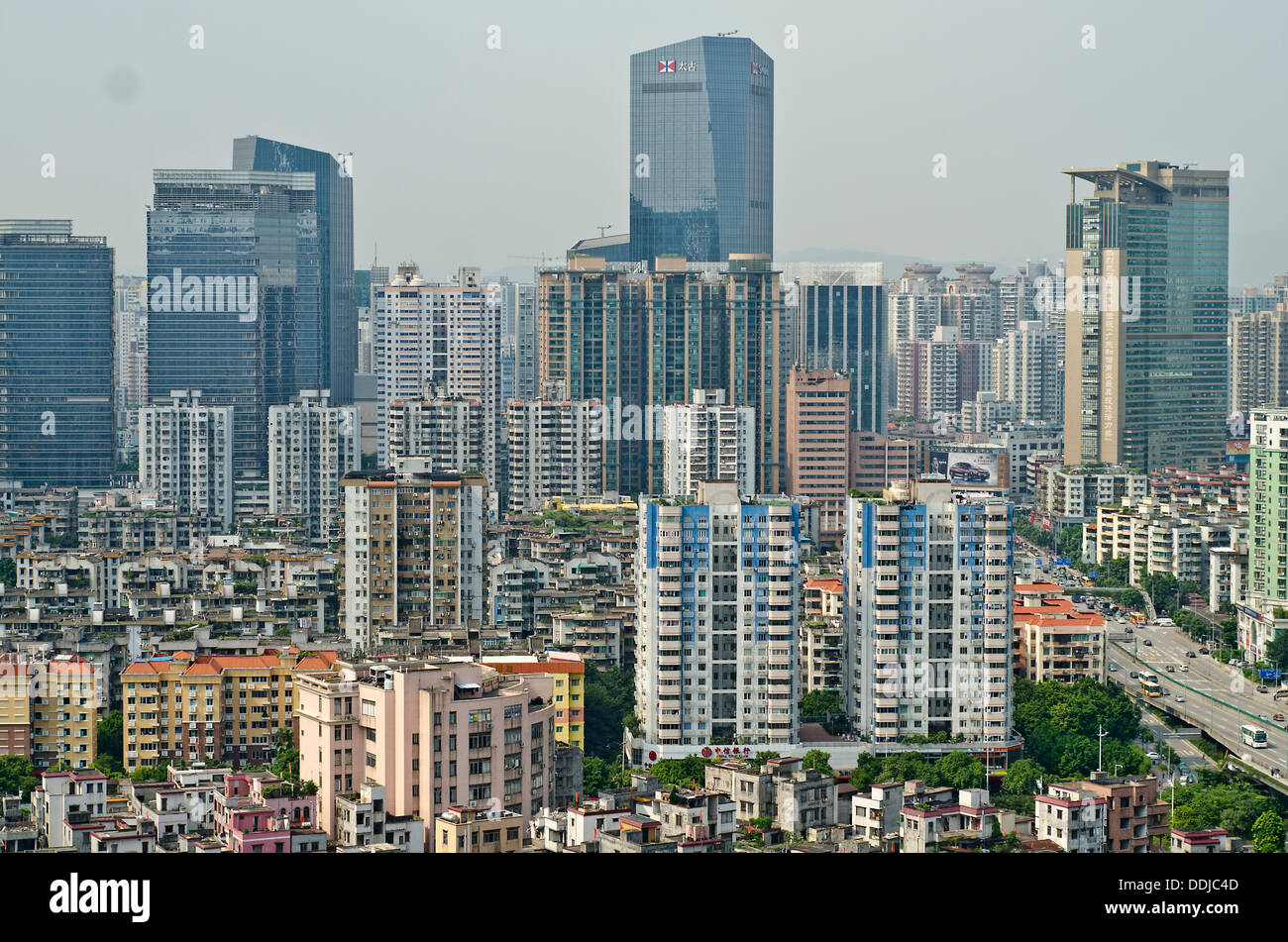Liede, Guangzhou skyline Banque D'Images