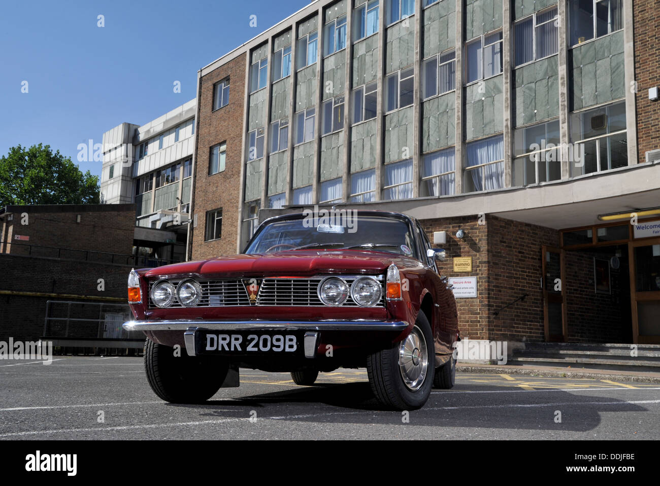 1963 Rover 2000 P6 salon de voiture de sport britannique lancé en 1963, lorsque c'était le 1er voiture de l'année. Au Fairfield Hall construit '62 Banque D'Images