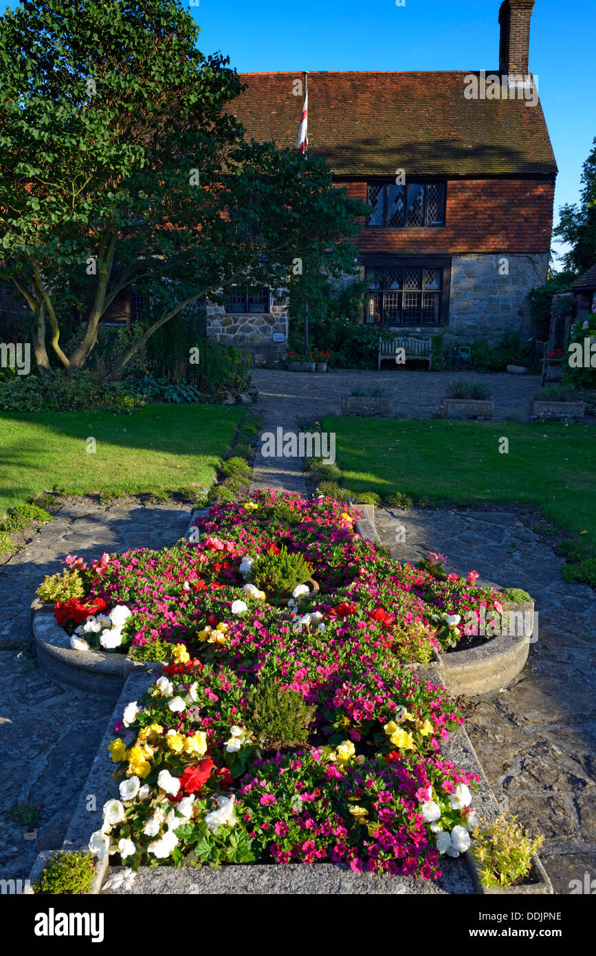 Musée de la bataille et l'Almonry gardens, Battle, East Sussex, UK Banque D'Images