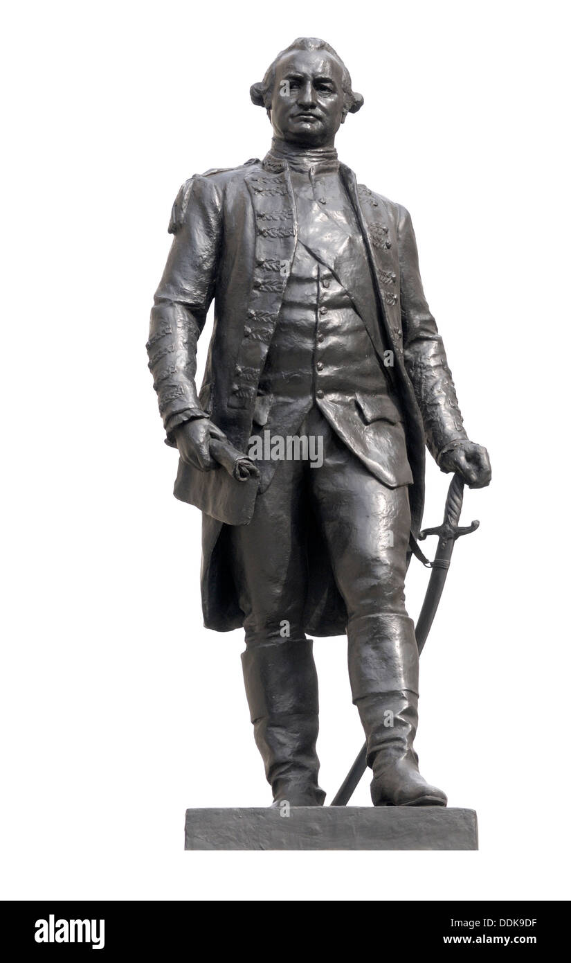 Londres, Angleterre, Royaume-Uni. Statue : Robert Clive / 'Clive of India' (Jean Tweed, 1912) donnant sur St James's Park Banque D'Images