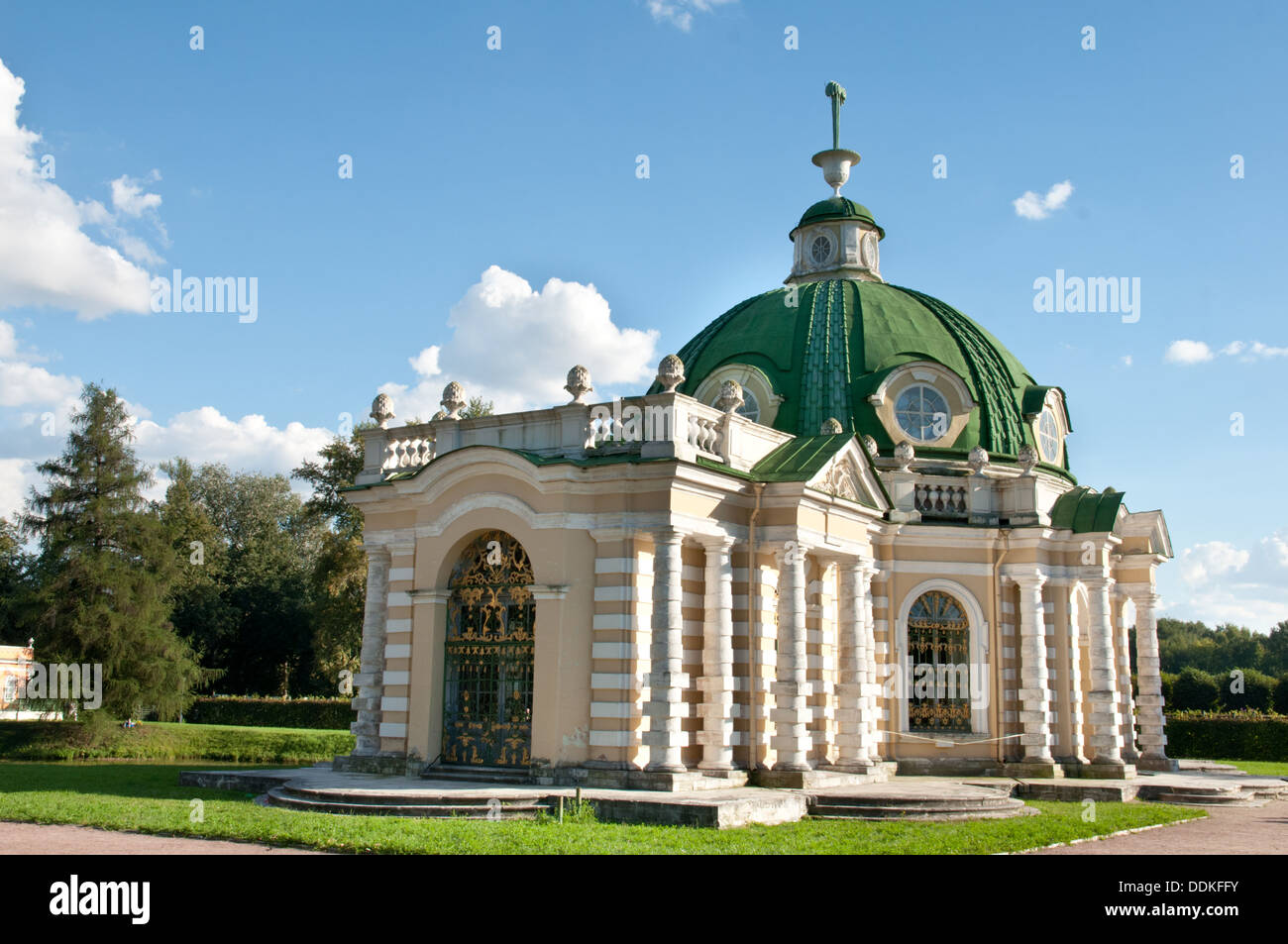 Kuskovo, Moscou, Russie. Grotte Pavilion Banque D'Images