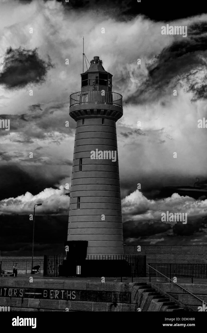 Phare de Donaghadee Banque D'Images