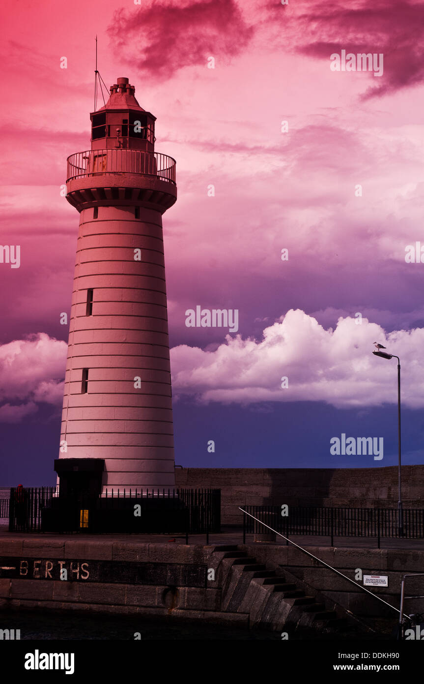 Phare de Donaghadee Banque D'Images