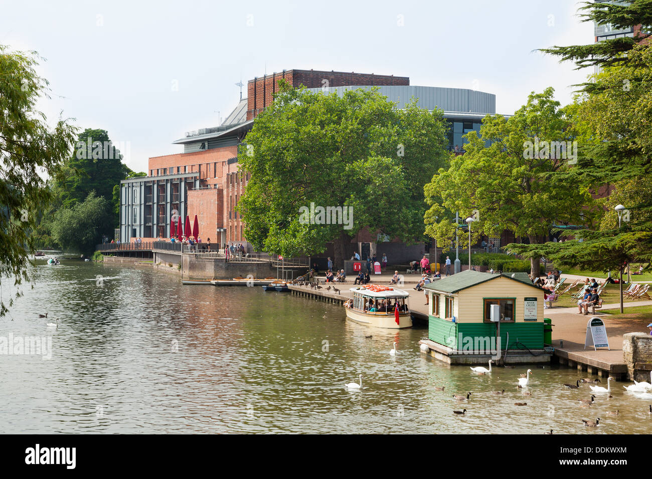 Royal Shakespeare Theatre de Stratford-upon-Avon Warwickshire Banque D'Images