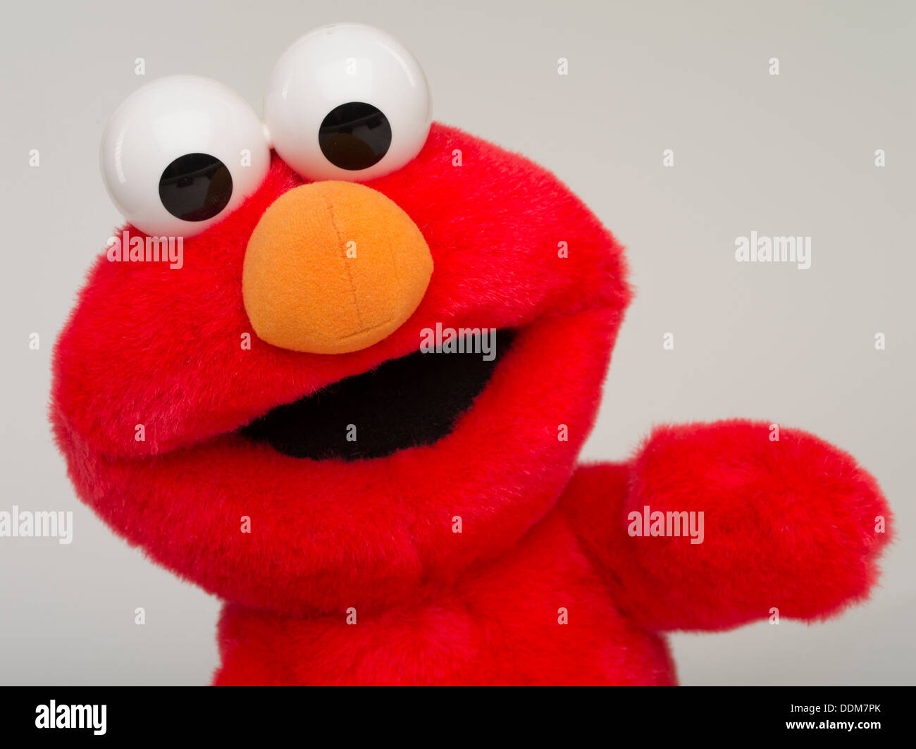 Tickle Me Elmo 1996 par Tyco Toys. Muppet personnage de Sesame Street. Cadeau de Noël iconique qui mènent à l'Elmo-mania fad. Banque D'Images