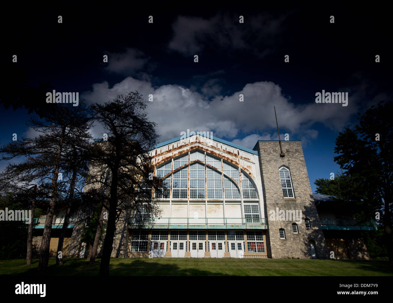L'ancienne salle de danse sur l'Île Boblo à Amherstburg, Ontario, Canada. Banque D'Images