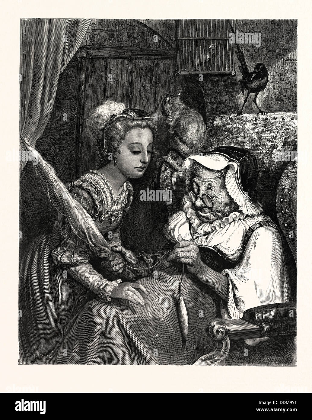 La fatale la fusée. GUSTAVE DORÉ Banque D'Images