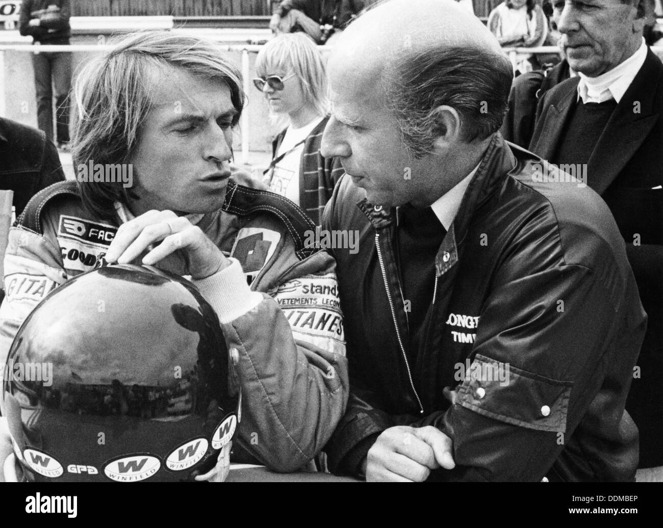 Jacques Laffite, 1980. Artiste : Inconnu Banque D'Images