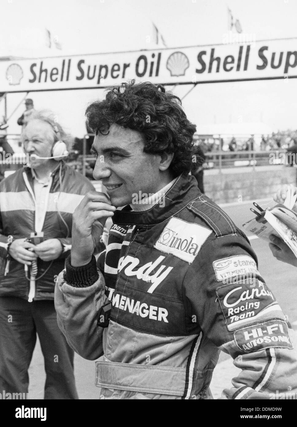 Michele Alboreto, 1981. Artiste : Inconnu Banque D'Images