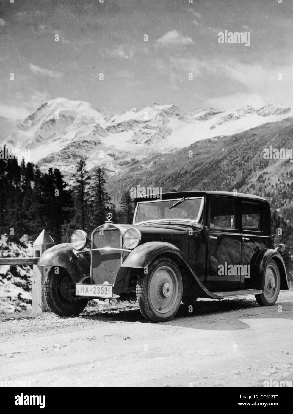 1932 Mercedes-Benz Type 170, 6 cylindres (C1932 ?). Artiste : Inconnu Banque D'Images