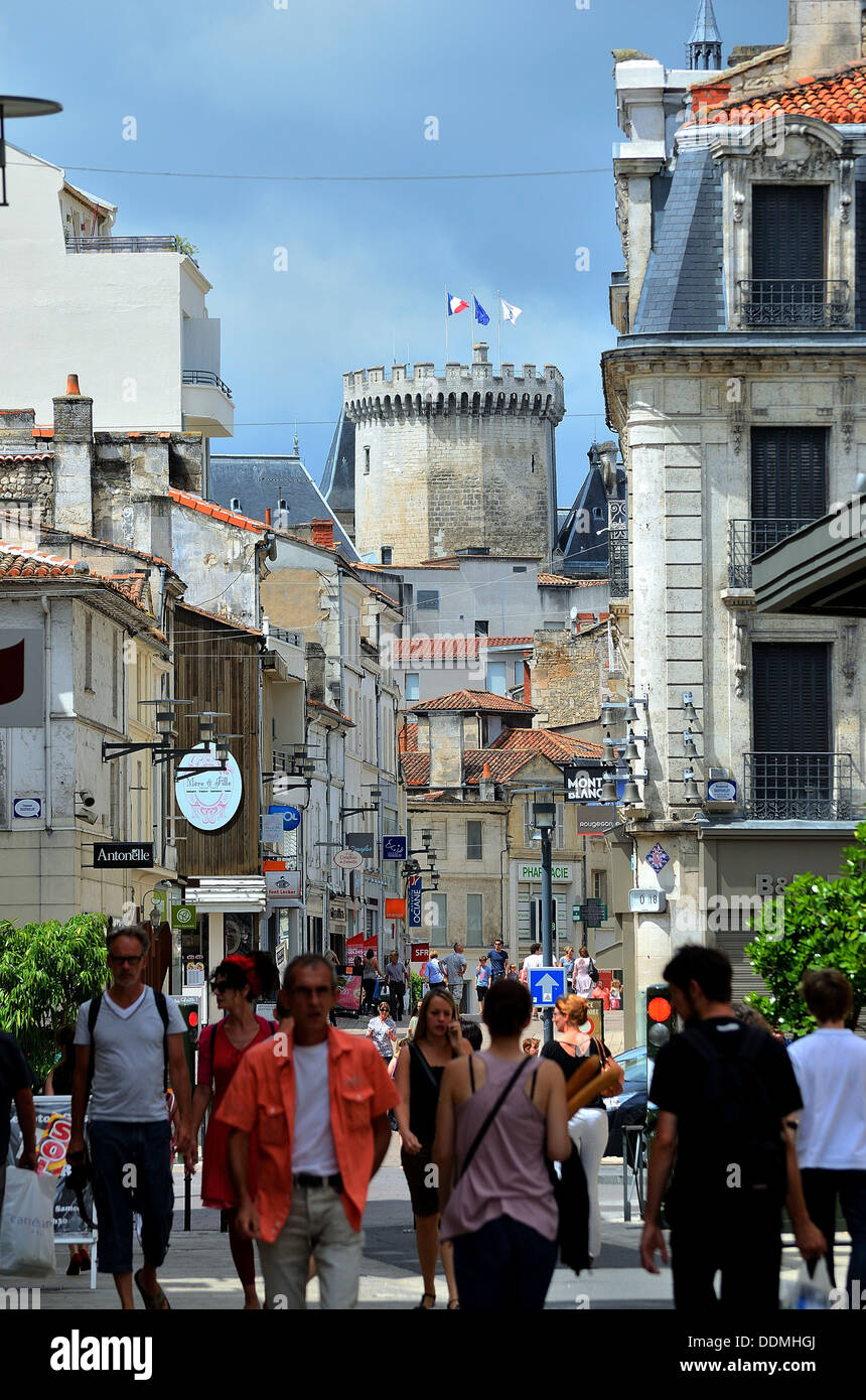 Rue Herge Angouleme France Europe Banque D'Images