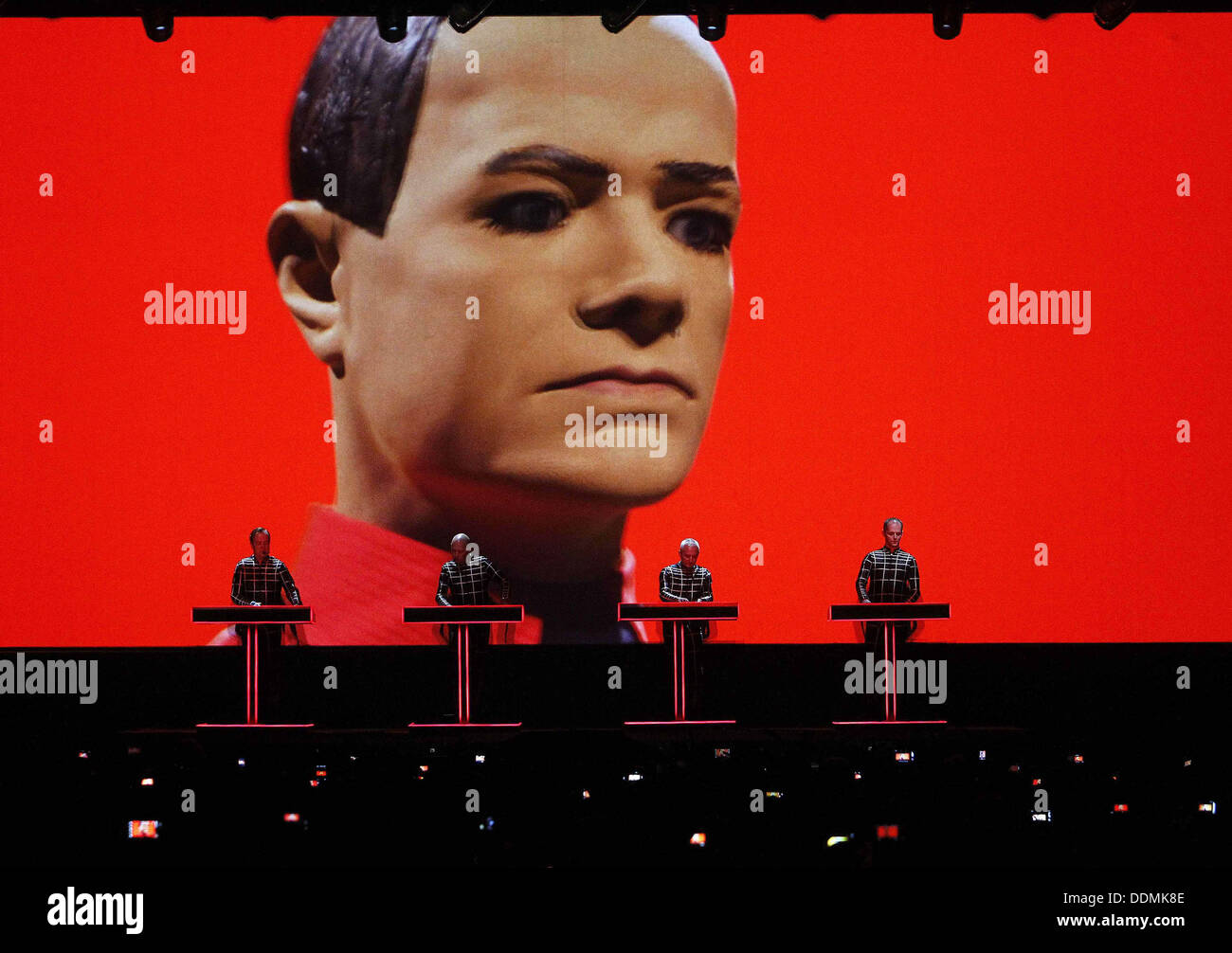 Kraftwerk effectue live au festival Sonar à Barcelone, Espagne Banque D'Images