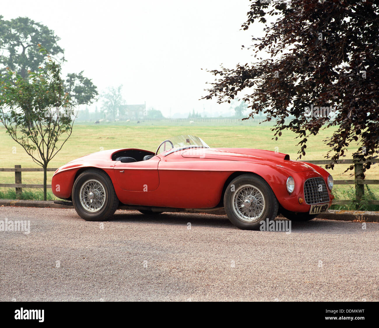 1950 Ferrari 166 Barchetta. Artiste : Inconnu Banque D'Images