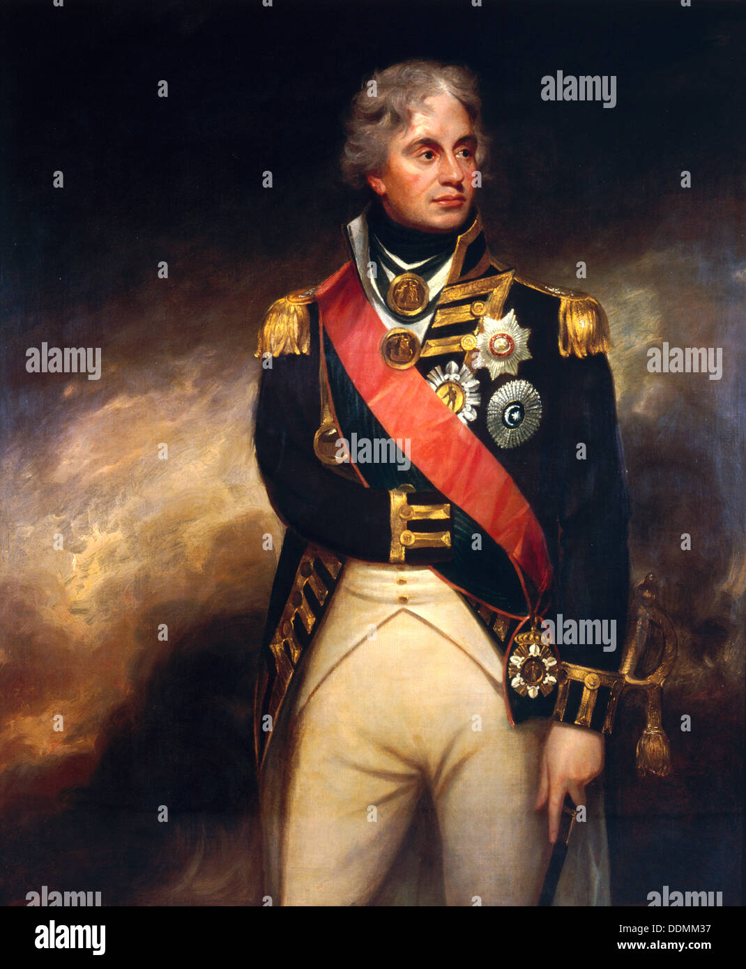 'Vicomte Horatio Nelson', 1801. Artiste : Sir William Beechey Banque D'Images