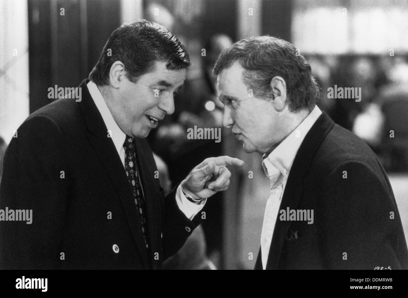 Billy Crystal (1947- ) et de Jerry Lewis (1926- ), les acteurs américains, 1992. Artiste : Inconnu Banque D'Images