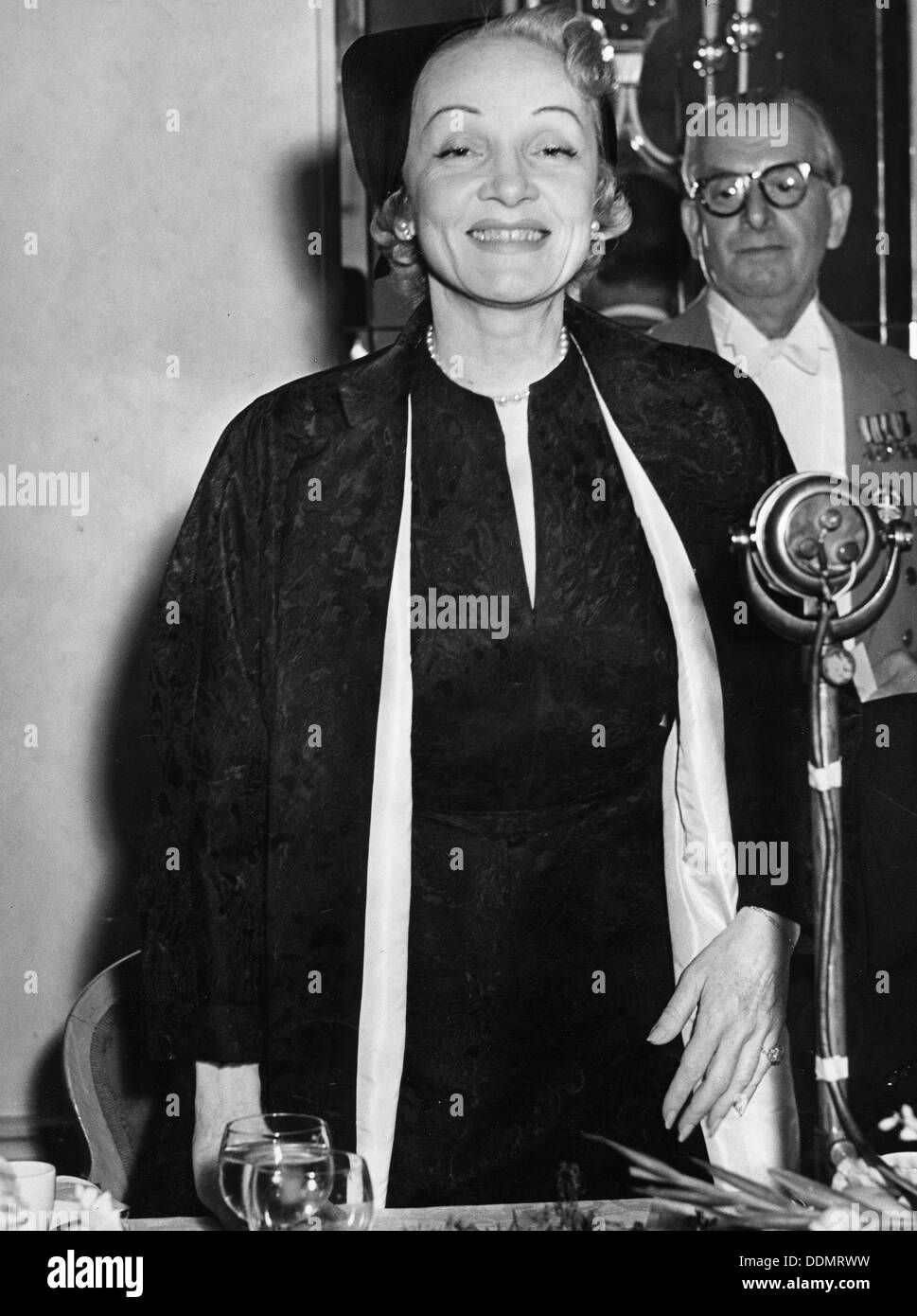 Marlene Dietrich (Chemistry 1901-1992), actrice allemande, 1955. Artiste : Inconnu Banque D'Images