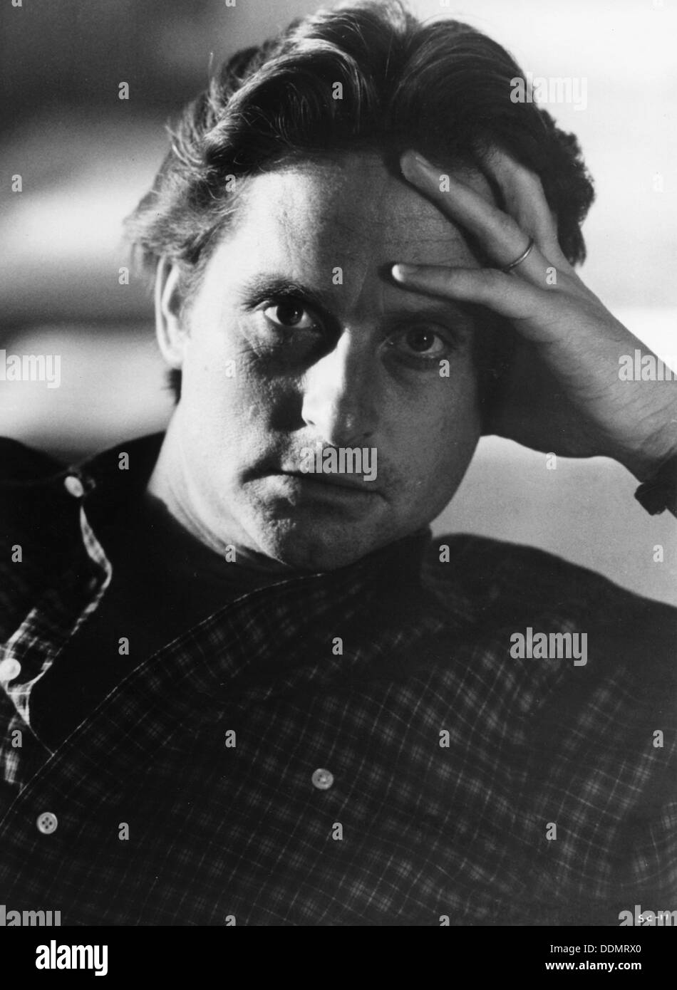 Michael Douglas (1944- ), acteur américain, 1983. Artiste : Inconnu Banque D'Images
