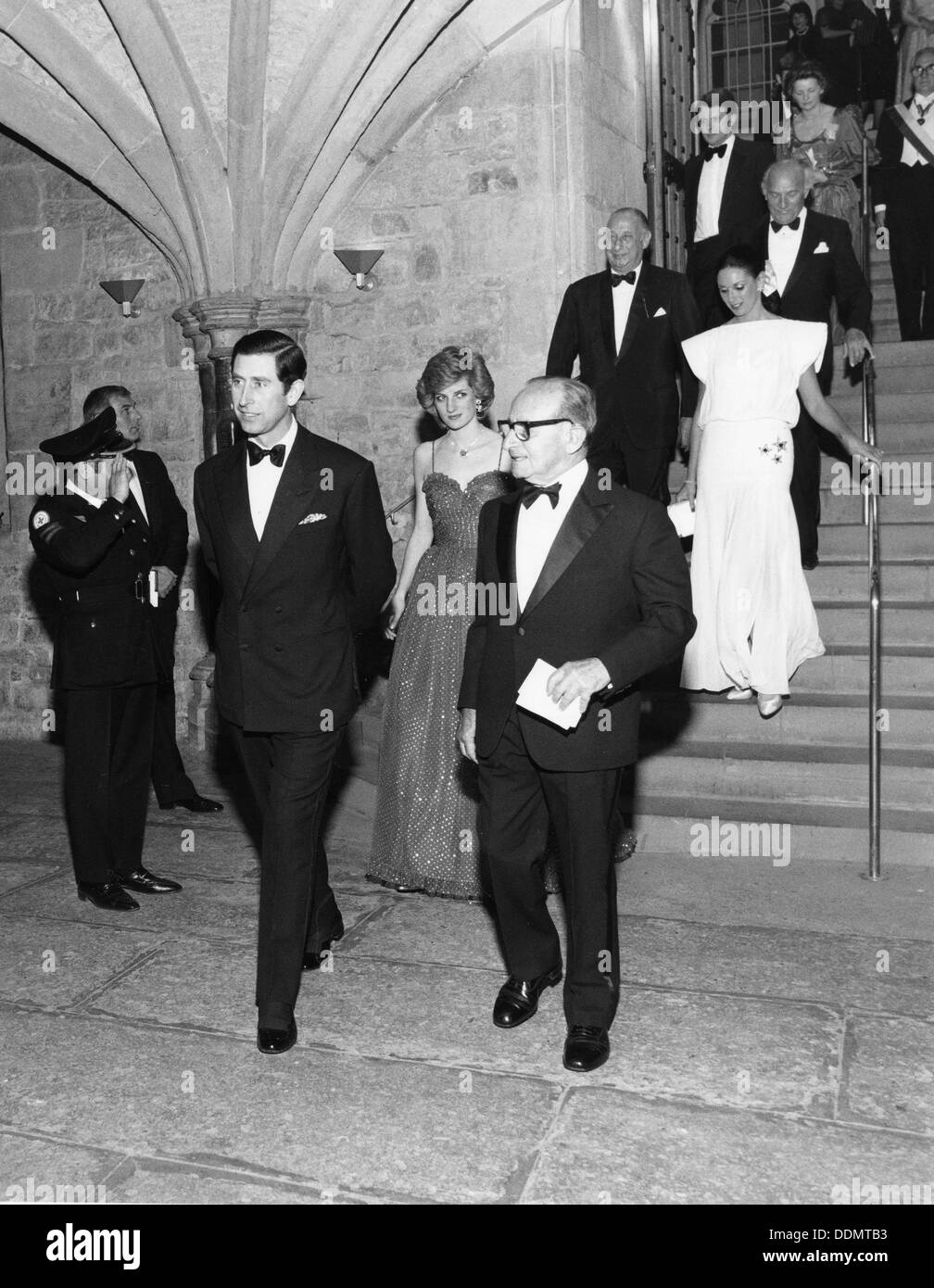 Le Prince de Galles (1948- ) et de la princesse de Galles (1961-1997), 1989. Artiste : Sidney Harris Banque D'Images